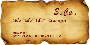 Sétáló Csongor névjegykártya